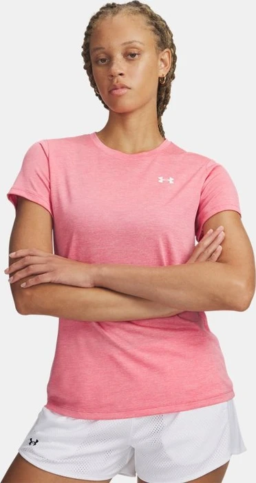 Under Armour Tech Twist Funktionsshirt kurzarm bittersweet pink/white (Damen)