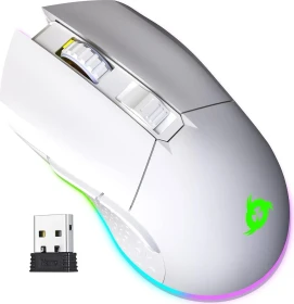 Klim Blaze Rechargeable Wireless Gaming Mouse weiß, USB (BL905WH)