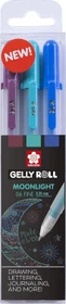 Sakura Gelly Roll Moonlight 06 F Galaxy Gelroller (Mine) sortiert, 3er-Set, Etui
