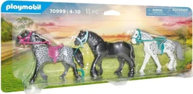 playmobil Country 3 Pferde: Friese, Knabstrupper & Andalusier