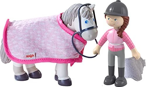 HABA Little Friends - Reiterin Sanya und Pferd Saphira