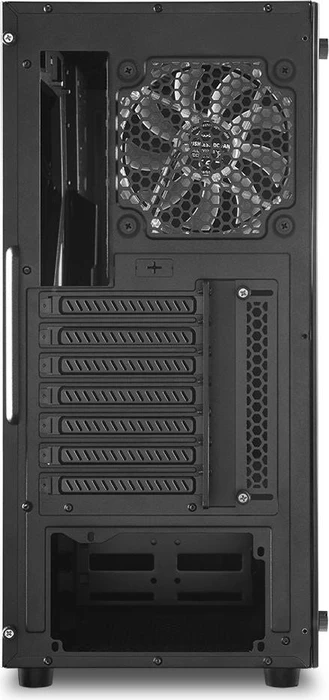 Sharkoon TG5, Lüfter LED rot, Glasfenster
