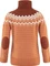 Fjällräven Övik Roller Neck Strickpullover desert brown/autumn leaf (Damen) Vorschaubild