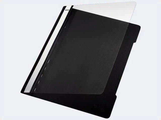 Leitz Standard Schnellhefter Plastik, A4, schwarz