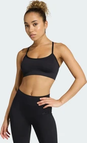 adidas Workout Essentials Knit Light Support Sport-BH schwarz (Damen)