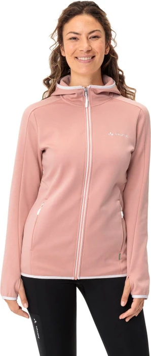 Vaude Valsorda Fleece Hoodie Funktionsjacke soft rose (Damen)