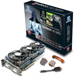 Sapphire Toxic Radeon HD 5970, 2x 2GB GDDR5, 2x DVI, mDP, full retail