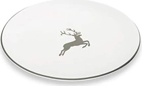 Gmundner Keramik Grauer Hirsch Speiseteller Cup 28cm