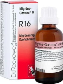 Dr.Reckeweg Migräne Gastreu M R16 Tropfen zum Einnehmen, 22ml
