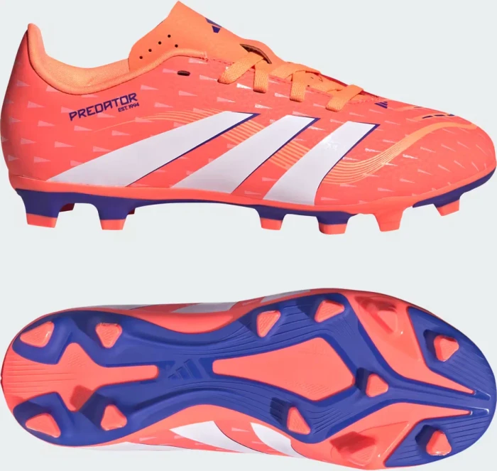 adidas Predator Club FG/MG signal coral/cloud white/beam orange (Junior)
