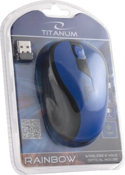 Esperanza Titanum Rainbow blau, USB