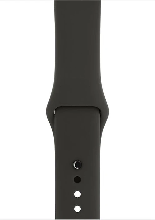 Apple Watch Series 3 (GPS) Aluminium 42mm grau mit Sportarmband grau