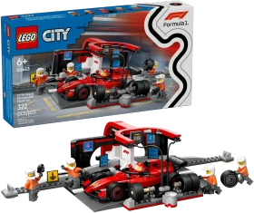 LEGO City - Boxenstopp mit Boxencrew und Ferrari Flitzer