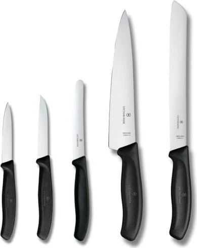 Victorinox SwissClassic Kochmesser-Set schwarz, 5-tlg.