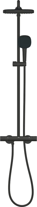 Grohe Vitalio Comfort 250 Duschsystem mit Thermostat matt black