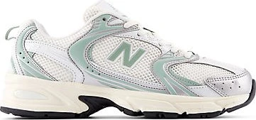 New Balance 530 silver metallic/mosaic green