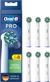 Oral-B Pro CrossAction Ersatzbürste weiß, 6 Stück