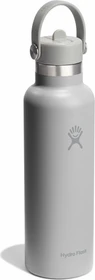 Hydro Flask Standard Mouth Flex Straw Cap Isolierflasche 621ml birch