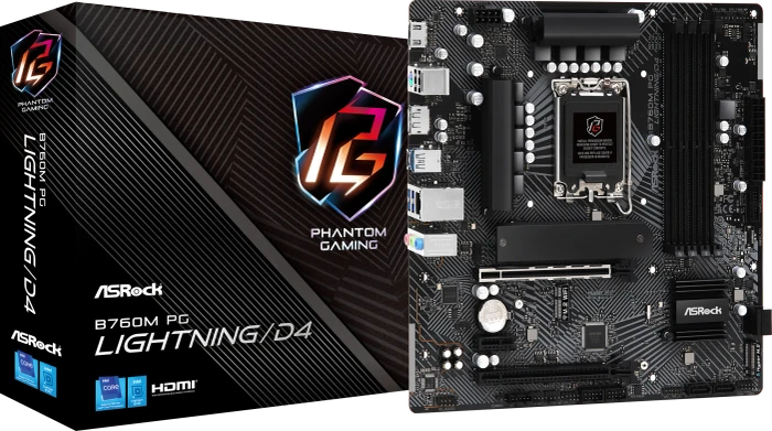 ASRock B760M PG Lightning/D4 (Intel 1700)
