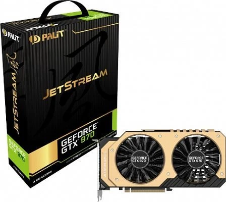 Palit GeForce GTX 970 JetStream, 4GB GDDR5, DVI, Mini HDMI, 3x mDP