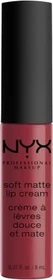 NYX Soft Matte Lip Cream Lipstick Budapest, 8ml