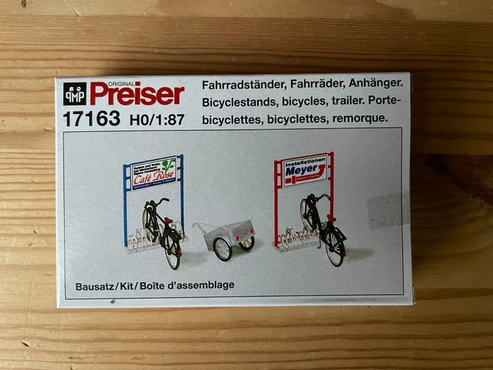 Preiser Fahrradständer & Fahrräder