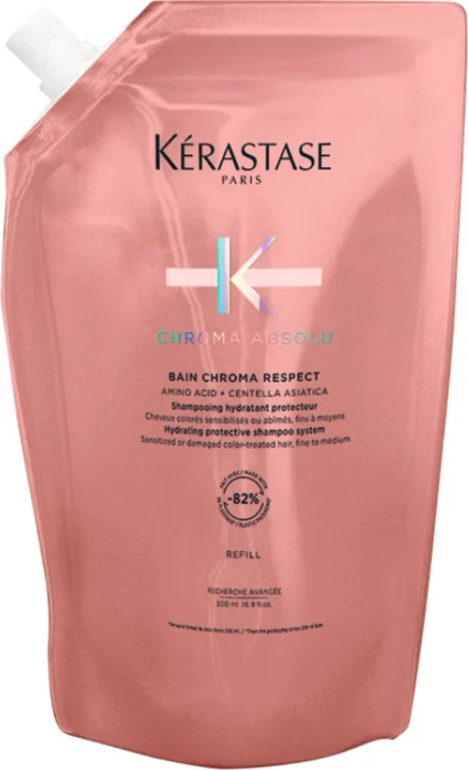 Kérastase Chroma Absolu Bain Riche Chroma Respect Shampoo Nachfüllpackung, 500ml