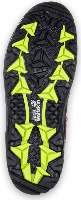 Jack Wolfskin Vojo 3 Texapore Mid dark brown/lime (Herren)