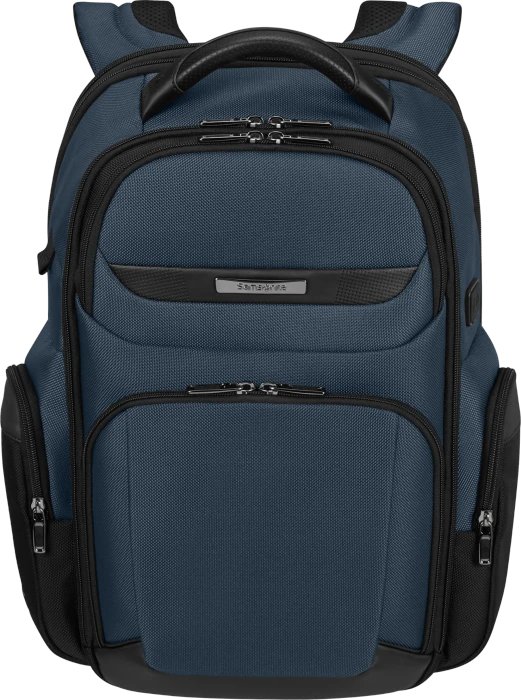 Samsonite Pro-DLX 6, Rucksack, expandable, 15.6", blau