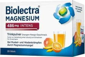 Biolectra Magnesium 486mg Intens Trinkpulver, 20 Stück