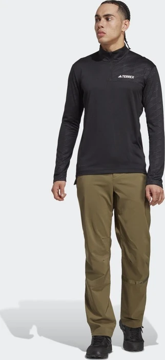 adidas Terrex Multi Half-Zip Funktionsshirt langarm schwarz (Herren)