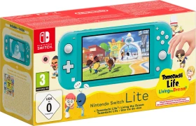 Nintendo Switch Lite - Tomodachi Life: Wo Träume wahr werden Bundle türkis