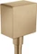 Hansgrohe Axor ShowerSolutions Wandanschluss eckig brushed bronze Vorschaubild