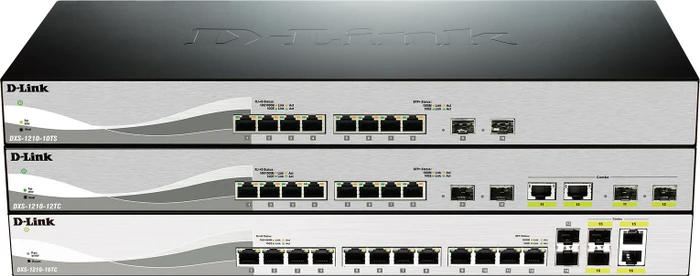D-Link DXS-1210 Rackmount 10G Smart Switch, 8x RJ-45, 2x SFP+