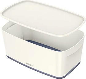 Leitz MyBox WOW Aufbewahrungsbox klein, weiß, inkl. Deckel