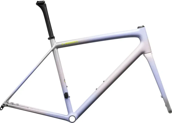 Specialized S-Works Aethos Rennrad Rahmenset satin clay/power indigo/silver dust/radial fade-lapis edge fade hyper lapis