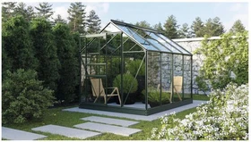Vitavia Planet 5000 ESG 3mm Gewächshaus smaragd