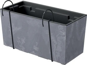 Prosperplast Kasten Urbi Case Beton Effect W 39.5x19.5cm anthrazit