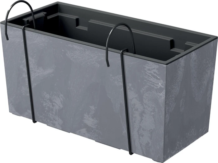 Prosperplast Kasten Urbi Case Beton Effect W 39.5x19.5cm anthrazit