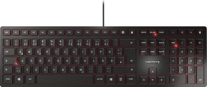 Cherry KC 6000 Slim, schwarz, USB, EU