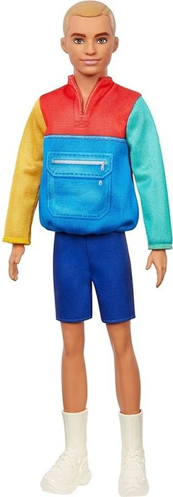 Mattel Barbie - Fashionistas Ken Blockfarben Jacke