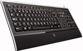 Logitech Illuminated Keyboard, USB, DE