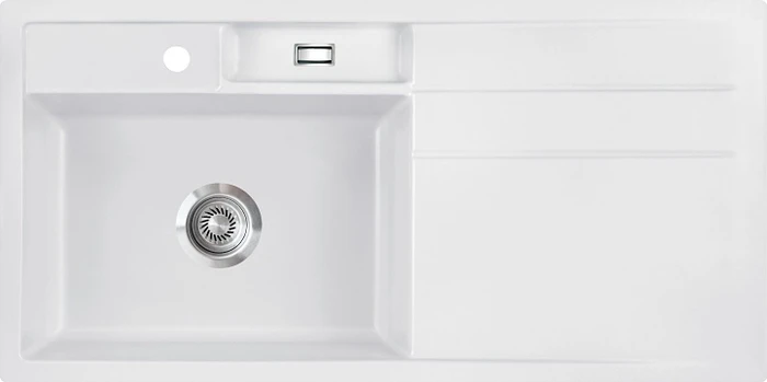 systemceram Bela 100 F Einbau Becken links satin