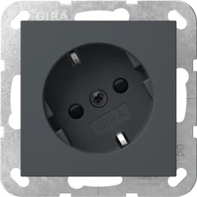 Gira System 55 SCHUKO-Steckdose anthrazit