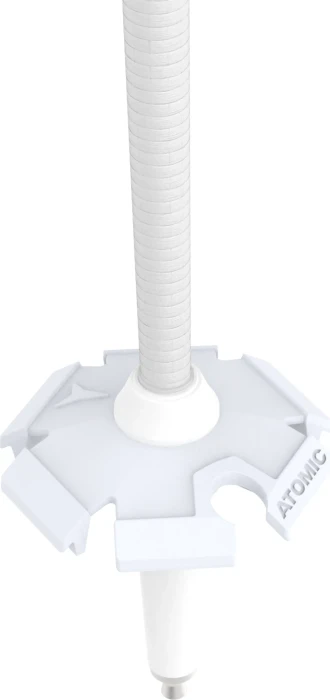 Atomic AMT Carbon Alpin Skistock weiß (Modell 2024/2025)