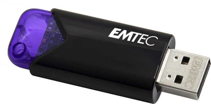 Emtec B110 Click Easy 3.2 128GB violett, USB-A, USB 3.2 Gen 1×1