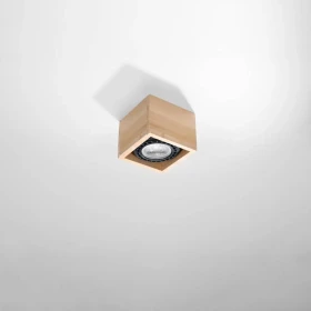 Sollux Quatro Spot 1-flammig holz