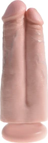 Pipedream King Cock 7" Two Cocks One Hole flesh