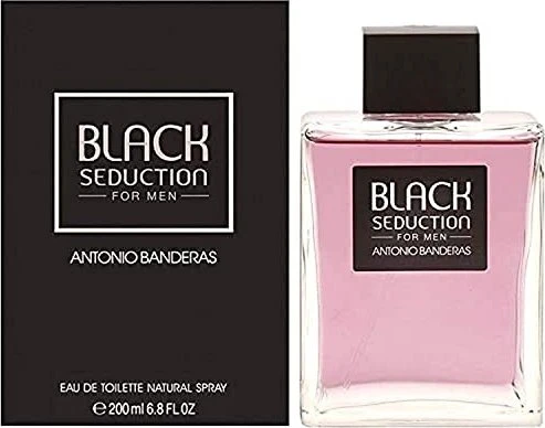 Antonio Banderas Seduction In Black For Men Eau de Toilette, 200ml