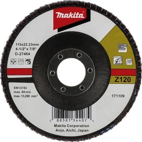 Makita Schleifscheibe Keramik-Aluminium-Oxid abgewinkelt K80, 180mm, 1 Stück